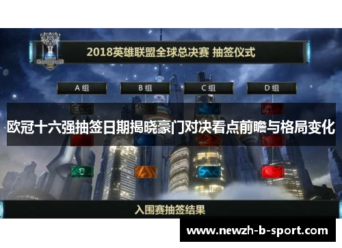 欧冠十六强抽签日期揭晓豪门对决看点前瞻与格局变化 欧冠十六强抽签日期揭晓豪门对决看点前瞻与格局变化